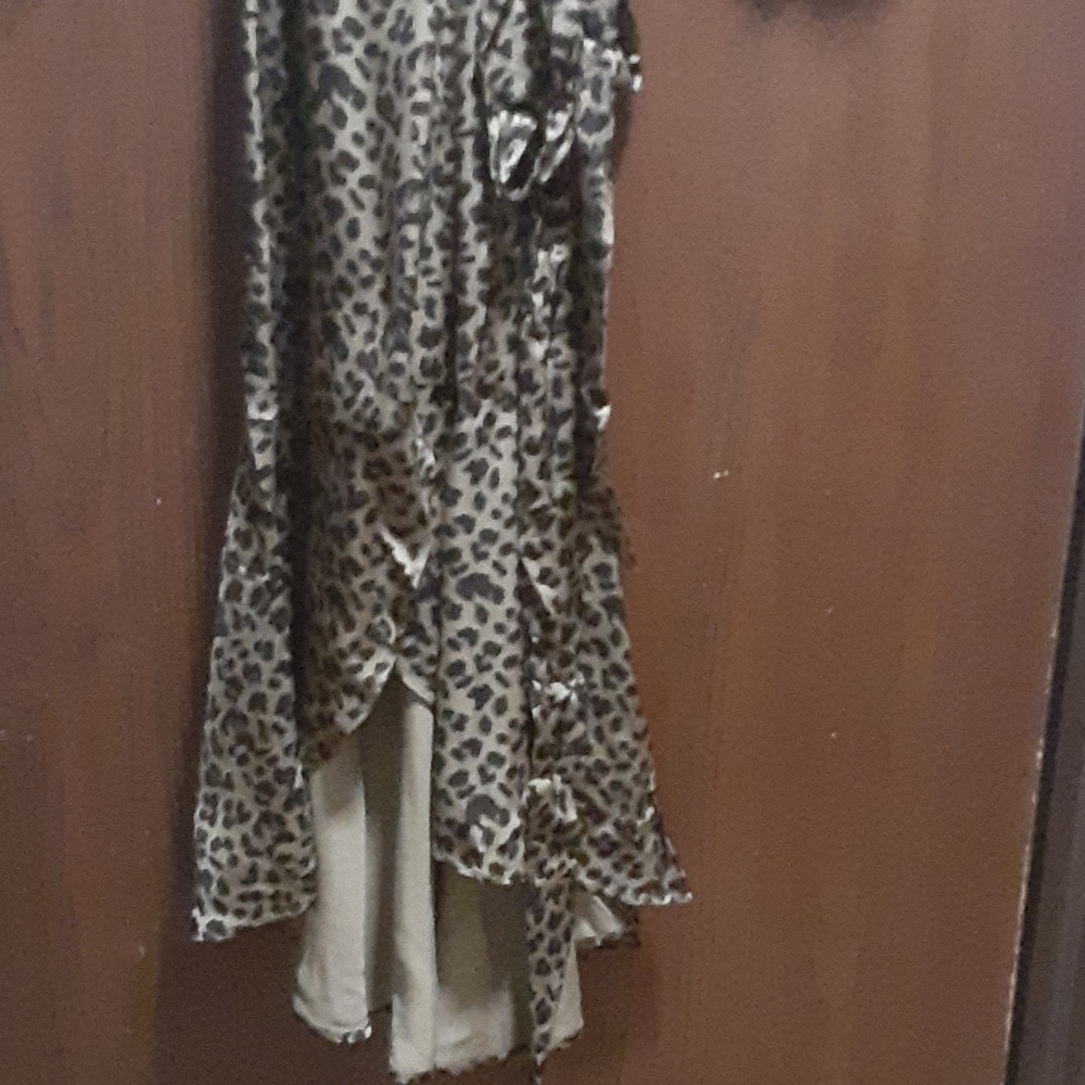 NWT Good American The wrap body leopard dress - Picture 6 of 11